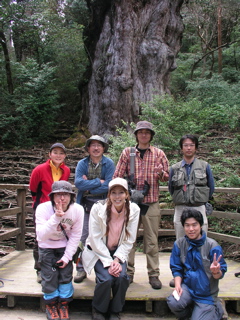 大林素子さんと縄文杉